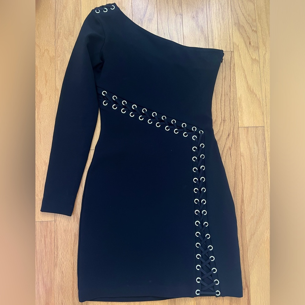 Parker One Sleeve Corset Dress